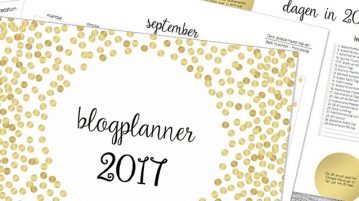 Blogplanner 2017